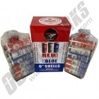 Red, White and Blue 5" Canister Shells 12pk
